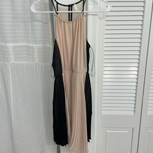 Formal Pleaded Mini Dress